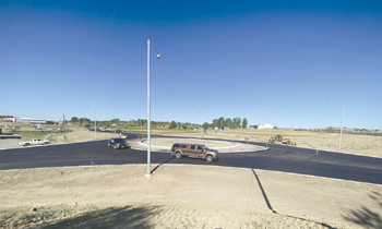 Roundabout Completed at Hwy. 312 and Five Mile Road