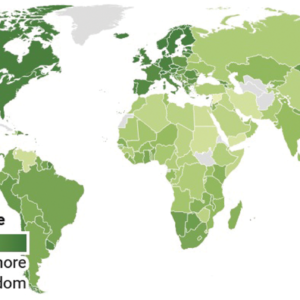 US Freedom Level Drops